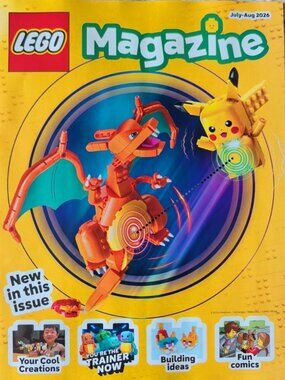 LEGO MAGAZINE JULY / AUGUST 2026 NEW FAST SHIPPING! CREATIONS IDEAS COMICS RARE!